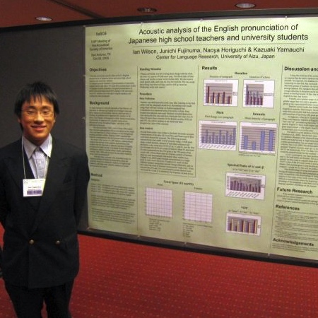 poster presentation at the Acoustical Society of America meeting in San Antonio, Texas